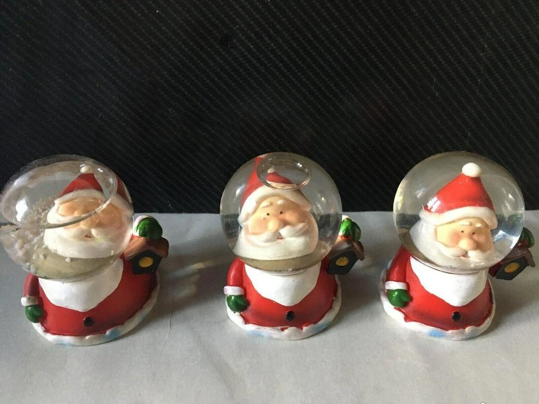 Lot de 5 snowglobes / boules de neige noel Novas Idéia de presente – photo 4